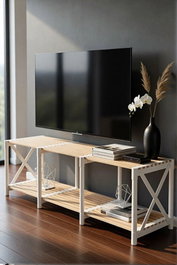 Hanah Home Soporte para TV Blanco